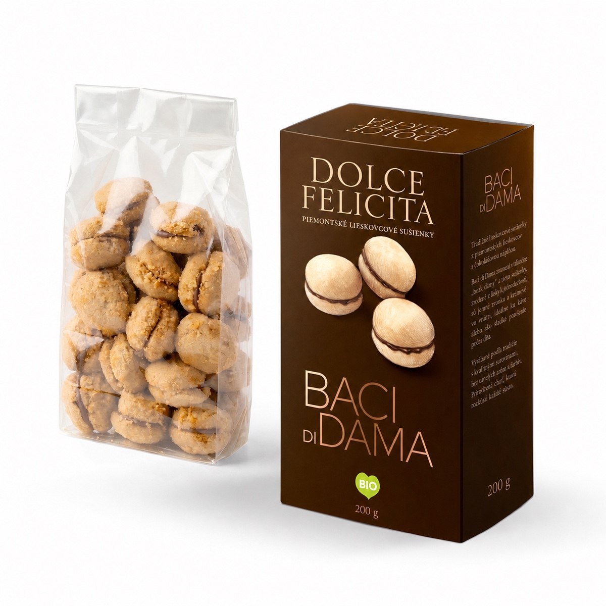 Baci di Dama Hazelnut Biscuits – 1