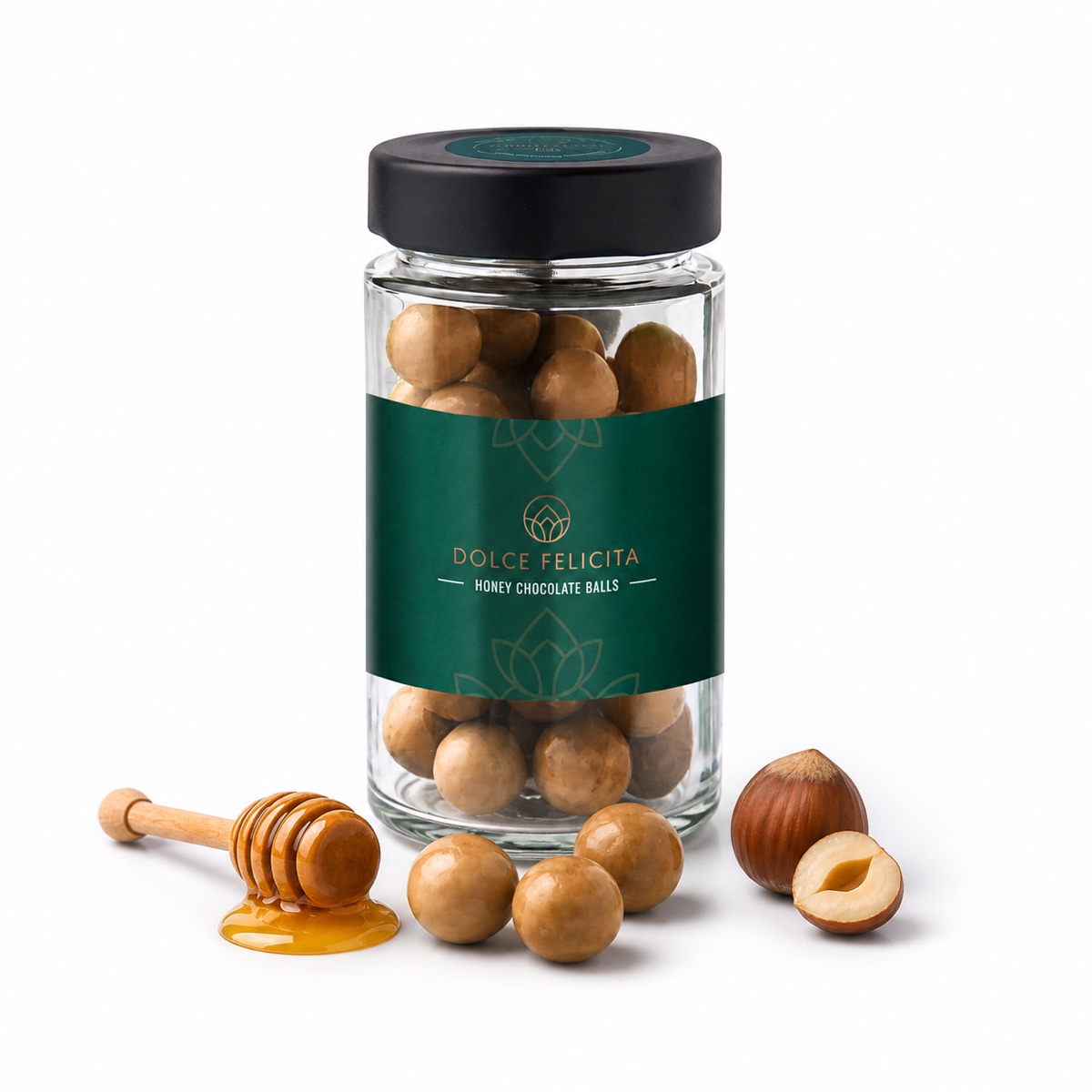 Honey Chocolate-Covered Hazelnut Balls – 1